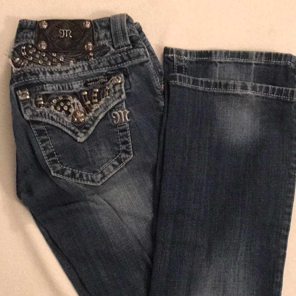 Miss Me Embellished boot cut jeans size 25